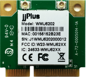 WMU6202 | 802.11ac/a/b/g/n MU-MIMO_2×2@2.4/5GHz_RTL8822BU_USB 2.0(WiFi + BT)_Mini PCIe_2x U.FL connector